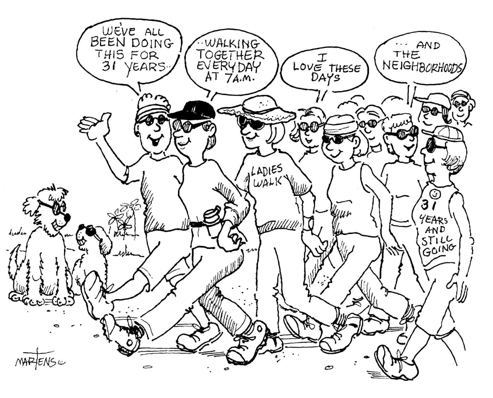 Cartoon comment by Joan Martens